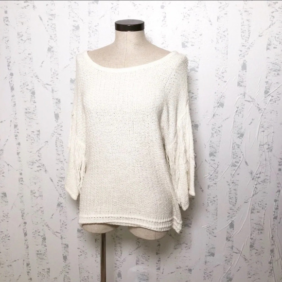 Ella moss lia fringe sweater - Picture 1 of 8